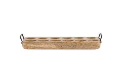 Pantry|Breakfast Accessories^Nkuku Anda Mango Wood Egg Holder - Natural