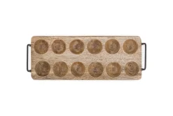 Pantry|Breakfast Accessories^Nkuku Anda Mango Wood Egg Holder - Natural