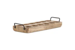 Pantry|Breakfast Accessories^Nkuku Anda Mango Wood Egg Holder - Natural