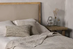 Bedroom^Nkuku Anesha Upholstered Linen Headboard - Natural