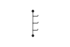 Bathroom Accessories|Hooks & Rails^Nkuku Aniko Wall Mounted Hook