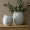 Decorative Home Accessories|Vases^Nkuku Anjuna Reactive Glaze Ceramic Vase - Off White
