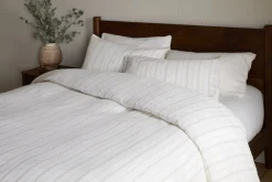 Bedroom Textiles|Bedroom^Nkuku Anta Hemp & Cotton Duvet Cover -  Sage Green