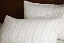 Bedroom Textiles|Bedroom^Nkuku Anta Hemp & Cotton Housewife Pillowcases -  Sage Green