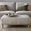 Footstools & Poufs^Nkuku Aranya Upholstered Ottoman - Natural