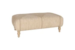 Footstools & Poufs^Nkuku Aranya Upholstered Ottoman - Natural