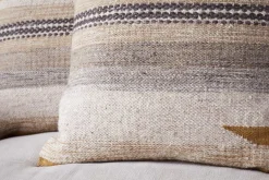 Bedroom Textiles|Cushions^Nkuku Aravali Wool Cushion Cover - Ochre