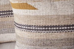 Bedroom Textiles|Cushions^Nkuku Aravali Wool Cushion Cover - Ochre