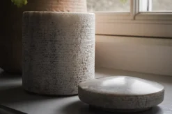 Bathroom Accessories^Nkuku Asana Marble Storage Jar - Grey