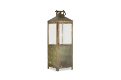 Decorative Home Accessories|Fireside^Nkuku Asharu Lantern - Antique Patina