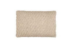 Bedroom Textiles|Cushions^Nkuku Atifa Cotton & Wool Cushion Cover - Natural