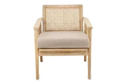 Living|Occasional Chairs^Nkuku Atri Mango Wood & Cane Occasional Chair