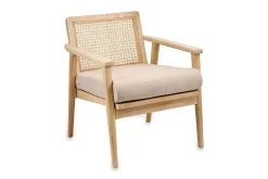 Living|Occasional Chairs^Nkuku Atri Mango Wood & Cane Occasional Chair