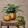 Indoor Planters^Nkuku Atsu Brass Planter