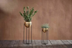 Decorative Home Accessories|Indoor Planters^Nkuku Atsu Brass Planter Stand