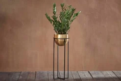 Decorative Home Accessories|Indoor Planters^Nkuku Atsu Brass Planter Stand