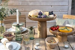 Decorative Home Accessories|Candlesticks^Nkuku Avyn Recycled Glass Candle Holder - Sage Green