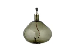 Table Lamps^Nkuku Baba Recycled Glass Lamp - - Large Wide Green