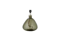 Table Lamps^Nkuku Baba Recycled Glass Lamp - - Small Wide Green