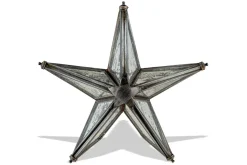 Tree Toppers|Baubles & Tree Decorations^Nkuku Bakara Star Tree Topper - Antique Silver