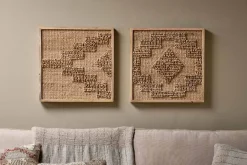 Decorative Home Accessories|Wall Art^Nkuku Bawal Hemp & Jute Wall Art - Natural