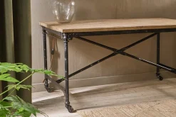 Home Office|Desks^Nkuku Benia Iron & Reclaimed Wood  Desk