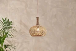 Lampshades|Pendant Shades^Nkuku Beru Rattan Lampshade - Conical - Small