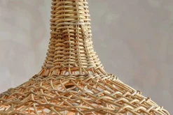 Lampshades|Pendant Shades^Nkuku Beru Rattan Lampshade - Conical - Large