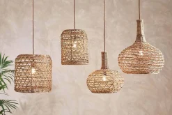 Lampshades|Pendant Shades^Nkuku Beru Rattan Lampshade - Conical - Large