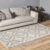 Rugs^Nkuku Bidiru Wool & Recycled Cotton Rug - Black & Off White