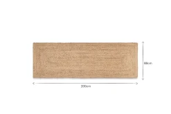 Runners^Nkuku Braided Hemp Floor Runner