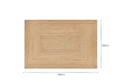 Rugs^Nkuku Braided Hemp Rug - Natural - Extra Large