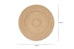Rugs^Nkuku Braided Hemp Rug - Round