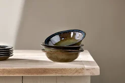 Bowls^Nkuku Cali Bowl - Earth Blue