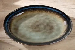 Plates^Nkuku Cali Dinner Plate - Earth Blue