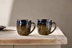 Mugs^Nkuku Cali Mugs - Earth Blue (Set of 2)