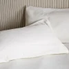 Bedroom Textiles|Bedroom^Nkuku Cela Hemp & Cotton Housewife Pillowcases - Natural
