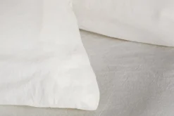 Bedroom Textiles|Bedroom^Nkuku Cela Hemp & Cotton Housewife Pillowcases - Natural
