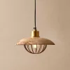 Pendant Lighting^Nkuku Chakai Wood & Metal Pendant - Small