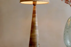 Table Lamps^Nkuku Chameli Mango Wood Table Lamp - Natural