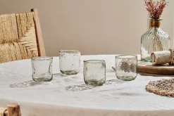 Barware|Everyday Glassware^Nkuku Chandani Tumbler Short - Clear - (Set of 4)
