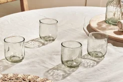 Barware|Everyday Glassware^Nkuku Chandani Tumbler Short - Clear - (Set of 4)