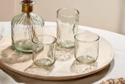 Barware|Everyday Glassware^Nkuku Chandani Tumbler Short - Clear - (Set of 4)