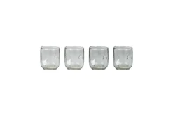 Barware|Everyday Glassware^Nkuku Chandani Tumbler Short - Clear - (Set of 4)