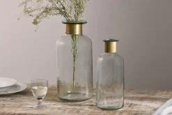 Decorative Home Accessories|Vases^Nkuku Chara Hammered Bottle - Hammered