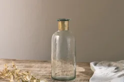 Decorative Home Accessories|Vases^Nkuku Chara Hammered Bottle - Hammered