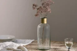 Decorative Home Accessories|Vases^Nkuku Chara Hammered Bottle - Hammered