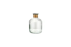 Decorative Home Accessories|Vases^Nkuku Chara Hammered Bottle - Lines - Small