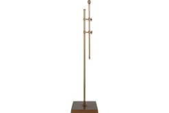 Floor Lamps^Nkuku Chintala Iron Floor Lamp - Antique Brass