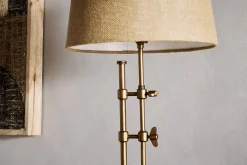 Table Lamps^Nkuku Chintala Iron Table Lamp - Antique Brass